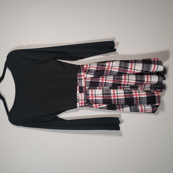 🧑🎄10/10🧑🎄👌Xl Plaid crew neck long sleeve dress by Shein👌 - Picture 5 of 11